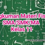 Download Rangkuman Materi Fisika Kelas 11 IPA/IPS