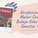 Ringkasan Materi Seni Budaya Kelas 12 Semester 1