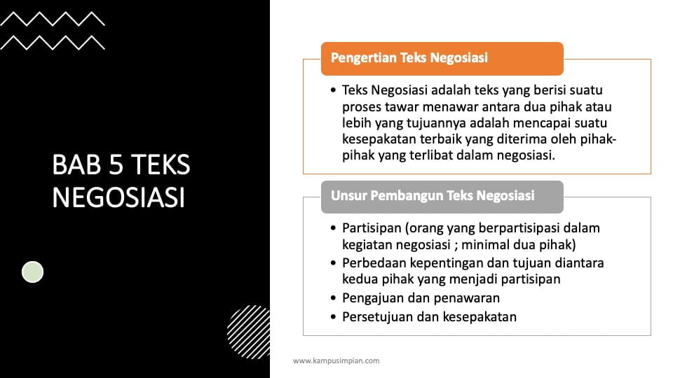Pengertian Teks Negoisasi dan Unsur Pembangunan Teks Negoisasi