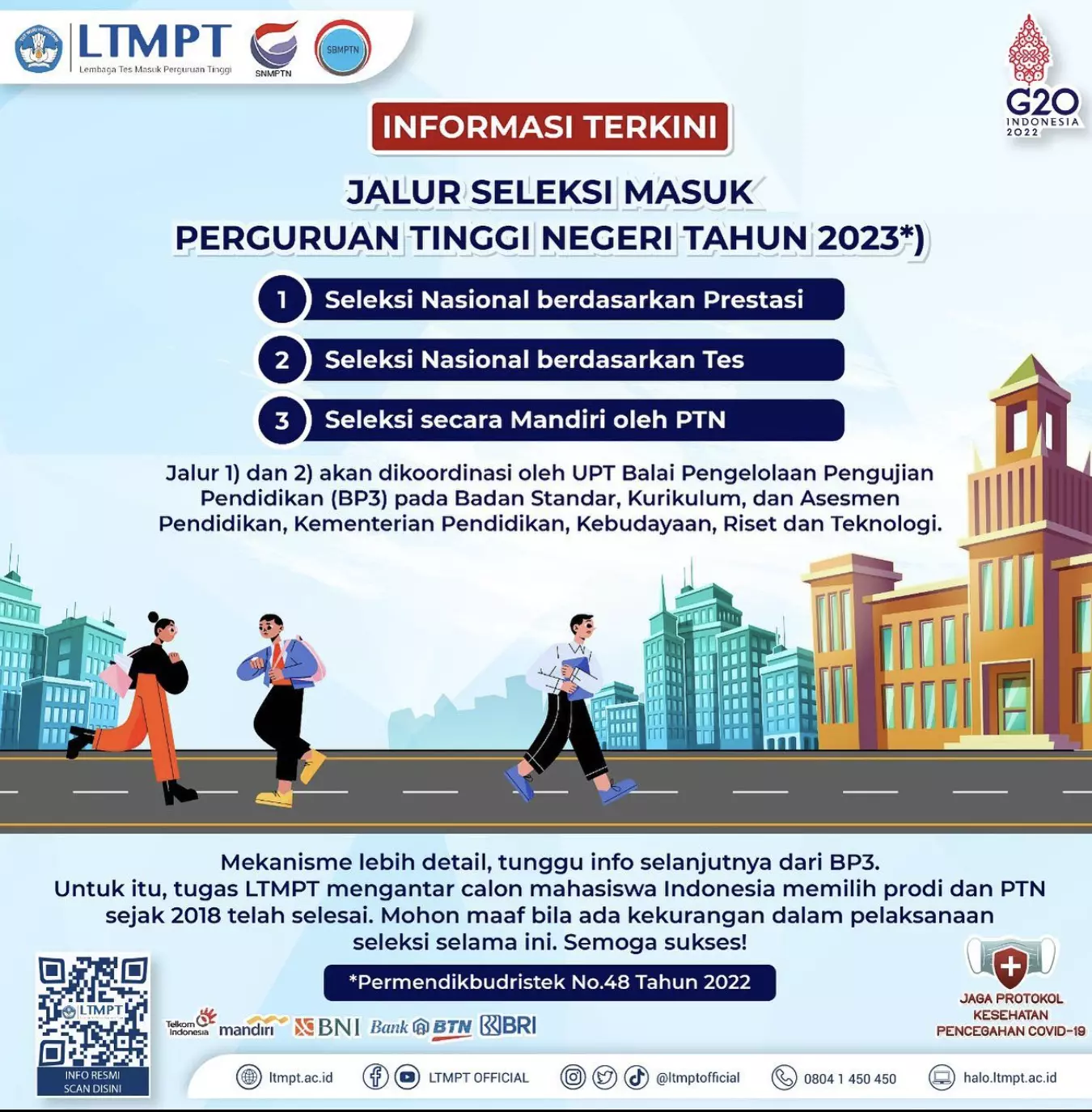 3 Jalur baru masuk ptn 2023