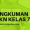 Kumpulan Rangkuman Materi Lengkap PKN Kelas 7