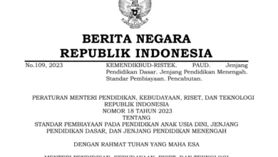 Permendikbud Ristek Nomor 18 Tahun 2023 Tentang Standar Pembiayaan