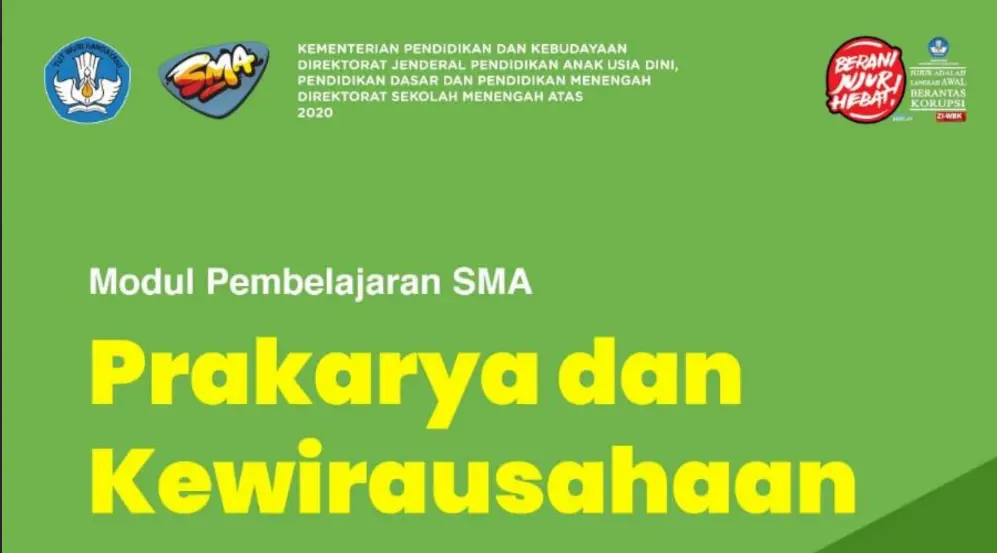 Modul Prakarya dan Kewirausahaan Pengolahan dan Kerajinan SMA Kelas X XI dan XII