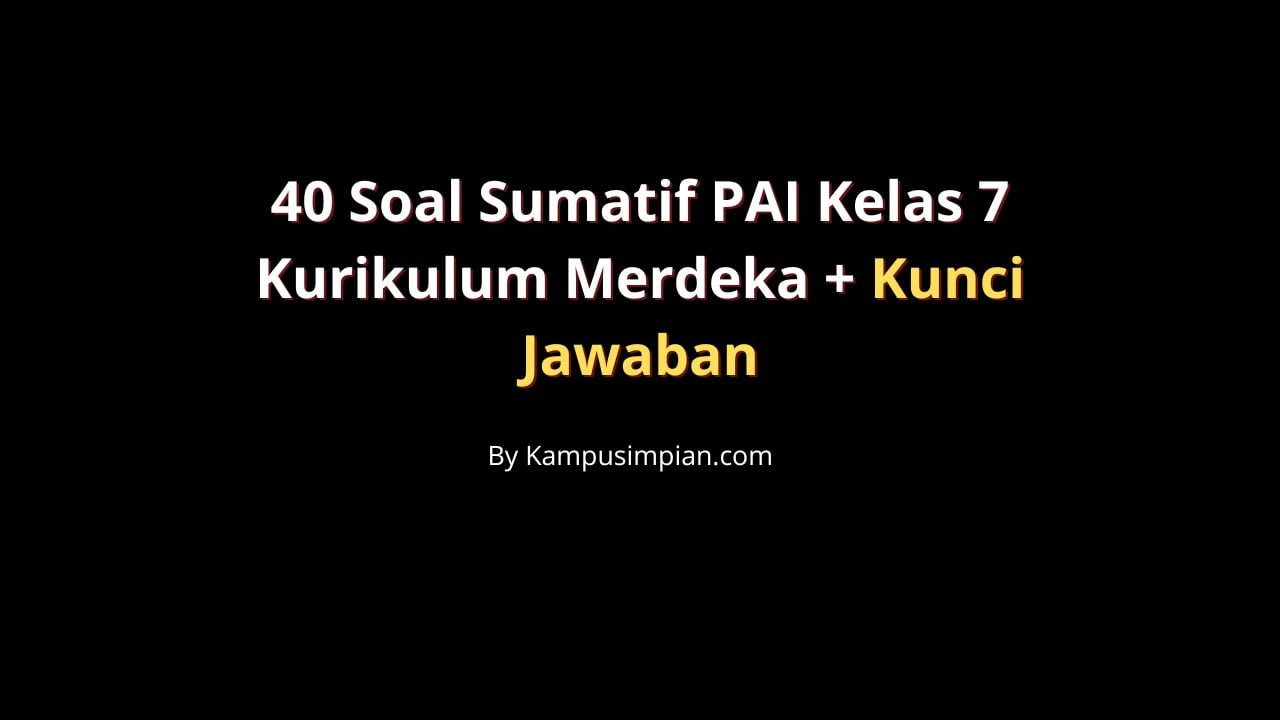 Latihan Soal Penilaian Sumatif Akhir Tahun Pai Kelas 7 Porn Sex Picture 9864