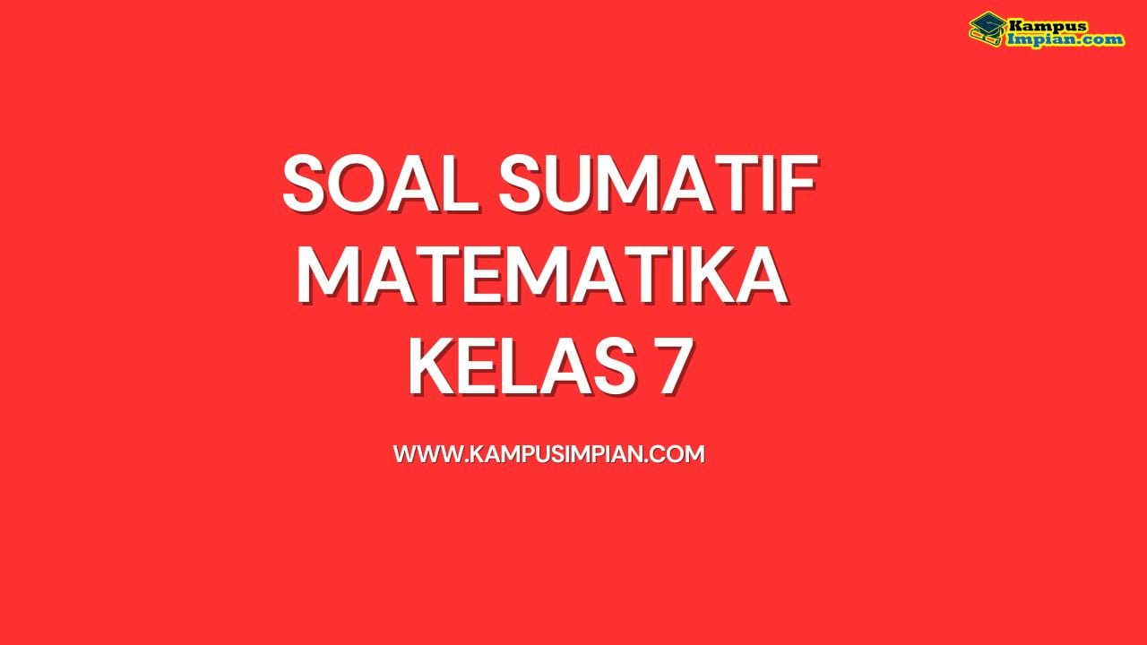 soal sumatif matematika kelas 7